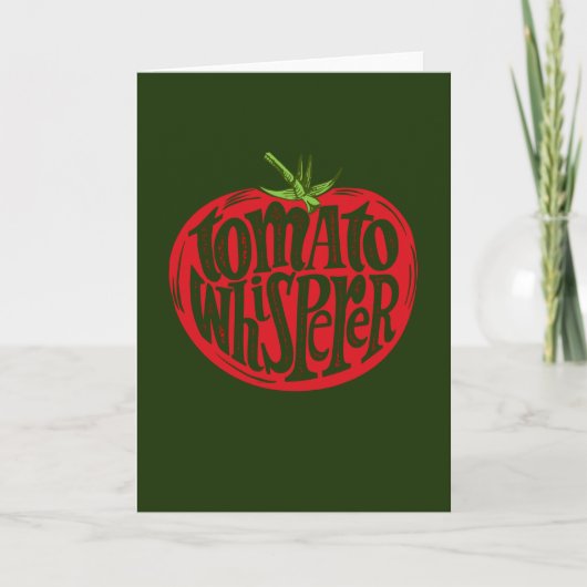 Tomaten Kaart voor het kweken van groenten en toma (Voorkant)