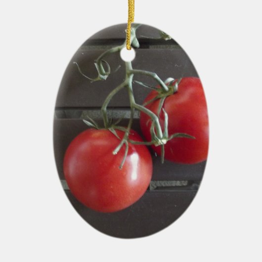 Tomaten Keramisch Ornament (Voorkant)