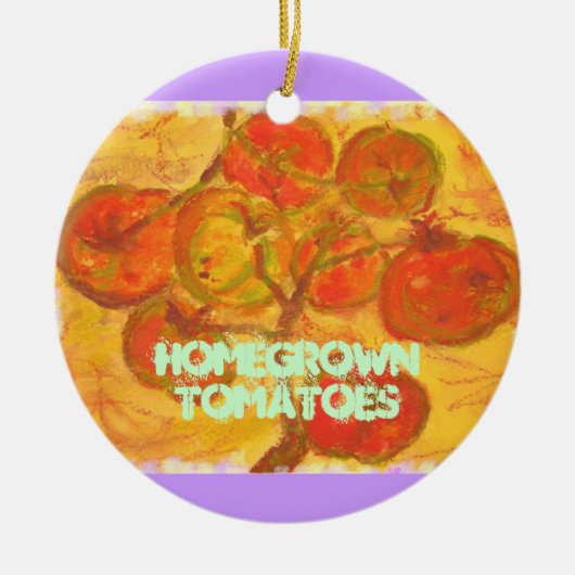 tomaten keramisch ornament (Voorkant)