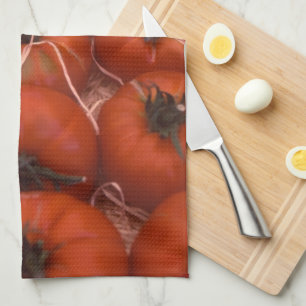 Tomaten keukenhanddoek