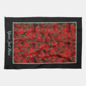 Tomaten keukenhanddoek - Optionele personalisatie (Horizontaal)