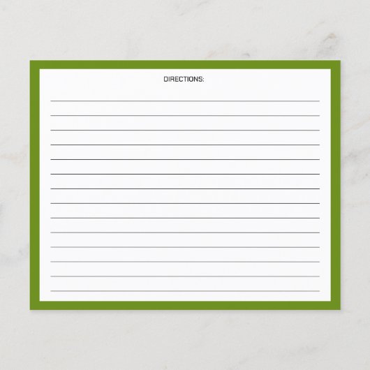 Tomaten Keukenkaart (Achterkant)