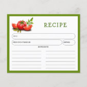 Tomaten Keukenkaart (Voorkant)