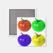 Tomaten - Koelkastmagneet Magneet (Voorkant / Achterkant)