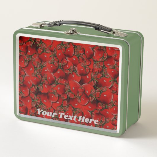 Tomaten Lunch Box - Optionele personalisatie (Voorkant)