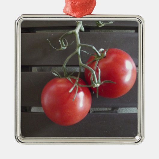 Tomaten Metalen Ornament (Voorkant)