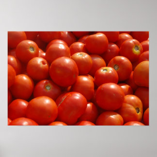 Tomaten op de markt poster