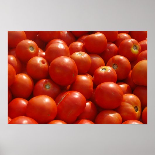 Tomaten op de markt poster (Voorkant)