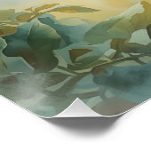  tomaten op een wijnstok perfect poster (Hoek)