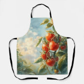  tomaten op een wijnstok schort (Voorkant)