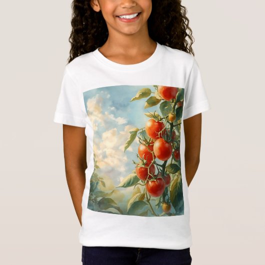  tomaten op een wijnstok t-shirt (Voorkant)