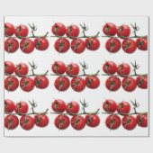 Tomaten op wijn cadeaupapier (Vlak)