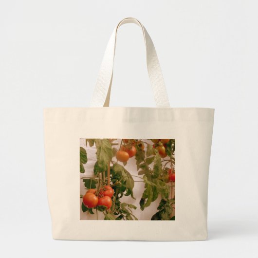 Tomaten op wijn grote tote bag (Voorkant)