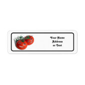 Tomaten op zoete basis etiket (Voorkant)