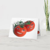 Tomaten op zoete basis kaart (Voorkant)