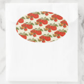 tomaten ovale sticker (Tas)