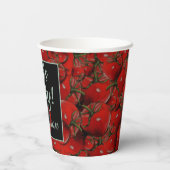 Tomaten Papieren kopjes Papieren Bekers (Achterkant)