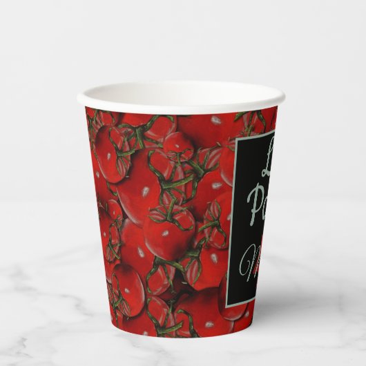 Tomaten Papieren kopjes Papieren Bekers (Voorkant)