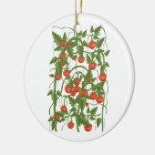 Tomaten Patroon Keramisch Ornament (Links)