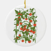 Tomaten Patroon Keramisch Ornament (Achterkant)
