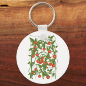 Tomaten Patroon Sleutelhanger (Voorkant)