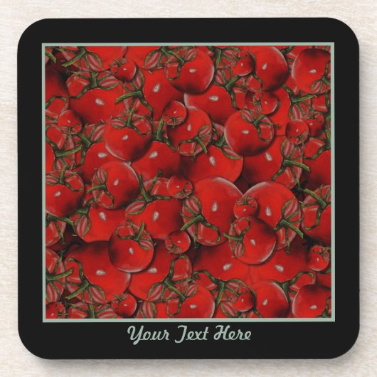 Tomaten Plastic Onderzetters (Voorkant)