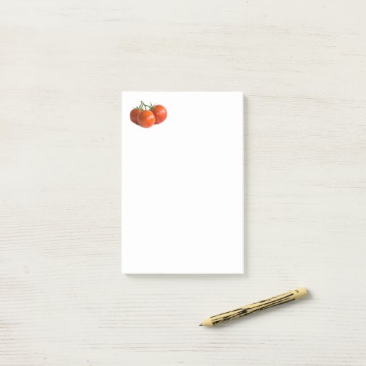 Tomaten Post-it® Notes (Op bureau)