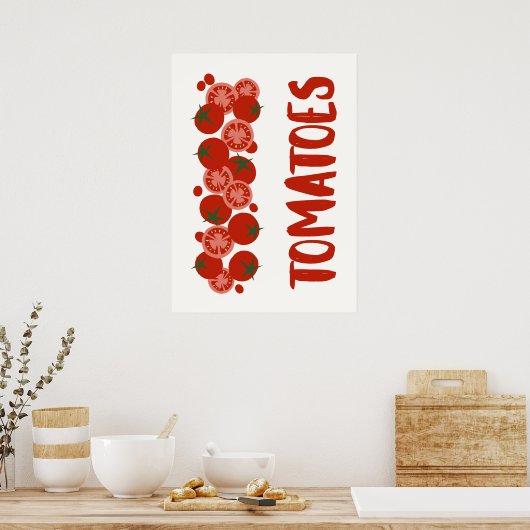 Tomaten Poster (Keuken)