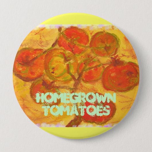 tomaten ronde button 4,0 cm (Voorkant)