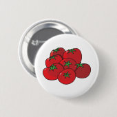Tomaten Ronde Button 5,7 Cm (Voorkant /achterkant)