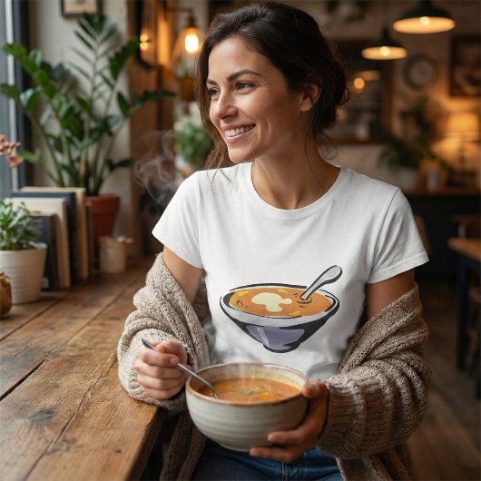 Tomaten Soep Kom met Lepel T-shirt