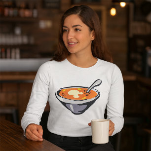 Tomaten Soep Kom met Lepel T-shirt
