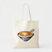 Tomaten Soep Kom met Lepel Tote Bag (Voorkant)