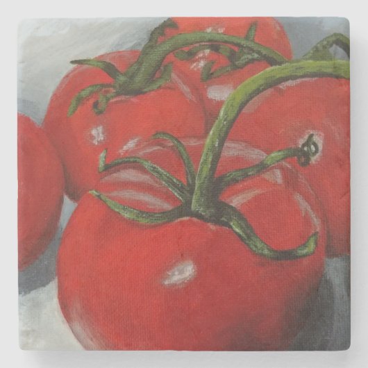 Tomaten Stone Onderzetter (Voorkant)