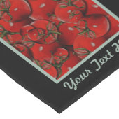 Tomaten Tafel Runner - Facultatieve Aanpassing Korte Tafelloper (Hoek)