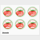 Tomaten tomatensaus salsa home inblikken ronde sticker (Vel)
