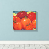 Tomaten uit mijn tuin canvas afdruk (Insitu (Houten vloer))