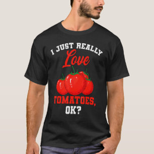 Tomaten Veganisten Moestuinieren Vegetarisch Tuini T-shirt