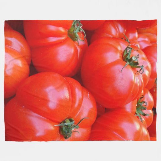Tomaten Vleece Blanket Fleece Deken (Voorkant (Horizontaal))