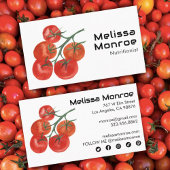Tomaten Waterverf - Zware Chef Social Icons Visitekaartje