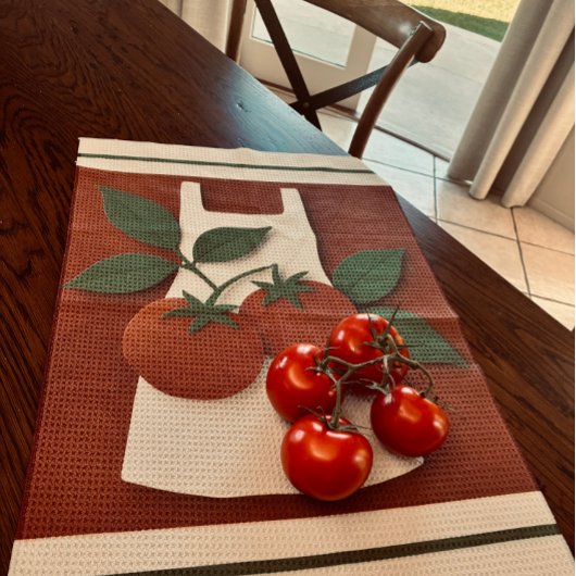 Tomatenaardewerk Theedoek | Boerderij Keuken