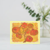 tomatencluster-waterverf briefkaart (Staand voorkant)
