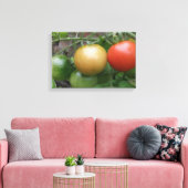 Tomatendruk op Canvas met Stoplicht Afdruk (Insitu (Woonkamer))