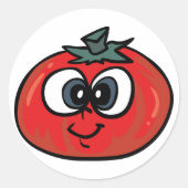 Tomatengezicht Stickers (Voorkant)
