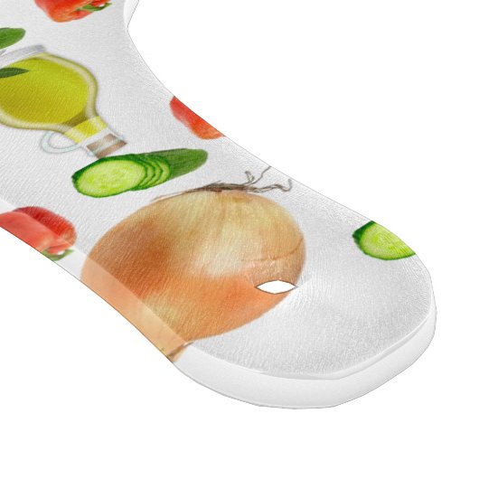 Tomatenglas snijplank (Hoek)