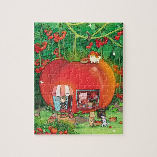tomatenhuis legpuzzel (Verticaal)
