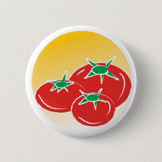 tomatenknop ronde button 5,7 cm (Voorkant)