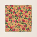 Tomatenmeisje esthetische  gouden Roos Monogram Sjaal<br><div class="desc">Als je je beste Tomato Girl-leven beleeft,  dan zijn deze  groentedruk monogram sjaals perfect voor je ontspannen levensstijl! Met een chique roos en tomatenpatroon zijn dit gezellige schattige en chique accessoires.</div>