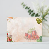 Tomatenpasta Blank Recept Kaart (Staand voorkant)