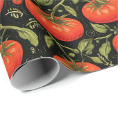 Tomatenpatroon Cadeaupapier (Rol Hoek)